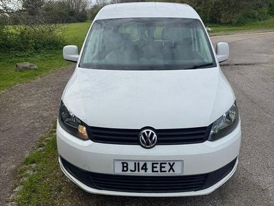 Used VW Caddy Trendline 102 HP (75 kW) 2014 White MPV