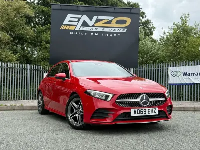 Used Mercedes A180 Executive 136 HP (100 kW) 2019 Red Hatchback