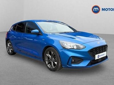 Used Ford Focus ST-Line 125 HP (91 kW) 2021 Blue Hatchback