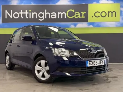 Used Skoda Fabia SE 110 HP (80 kW) 2016 Blue Hatchback