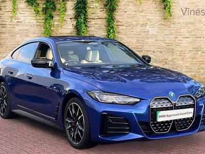 Blue Used 2023 BMW i4 Comfort Edition Sedan | £38,781 (Fair price)