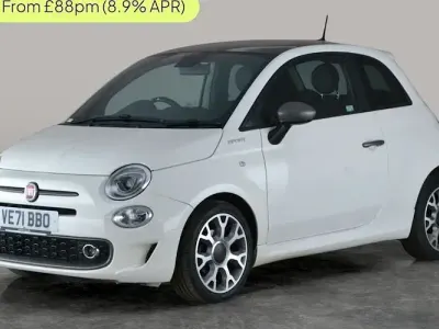 Używany Fiat 500 Sport 70 KM (51 kW) 2021 Biały Hatchback