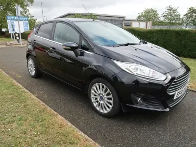Gebraucht Ford Fiesta Titanium 2014 Schwarz Kleinwagen
