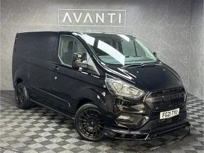 Used Ford Transit Custom Limited 130 HP (95 kW) 2021 Black Van