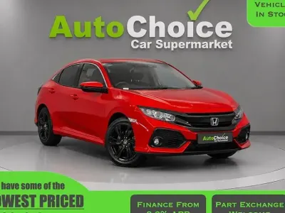 Used Honda Civic EX 126 HP (92 kW) 2019 Red Hatchback