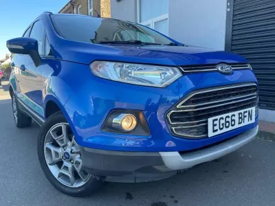 Used Ford Ecosport Titanium 112 HP (82 kW) 2017 Blue SUV