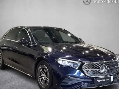 Used Mercedes E200 AMG line 204 HP (150 kW) 2024 Blue Sedan