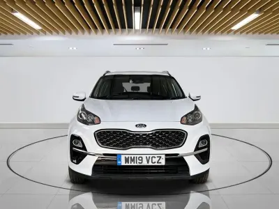 Used Kia Sportage 130 HP (95 kW) 2019 White SUV
