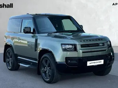 Begagnad Land Rover Defender HSE Dynamic 249 HK (183 kW) 2024 Grön SUV