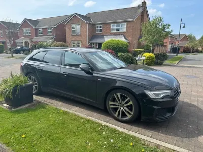 Used Audi A6 S-Line 204 HP (150 kW) 2019 Black Estate