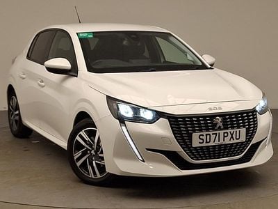 Used Peugeot 208 Allure 100 HP (73 kW) 2021 White Hatchback