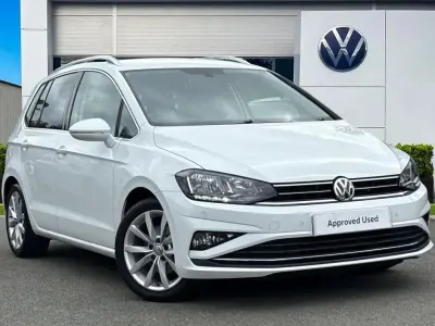 Used VW Golf Sportsvan GT 131 HP (96 kW) 2019 White MPV