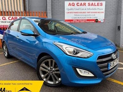 Used Hyundai i30 Premium 136 HP (100 kW) 2017 Blue Hatchback