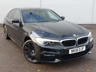 Black Used 2018 BMW 530e M Sport Sedan | £15,498 (Fair price)