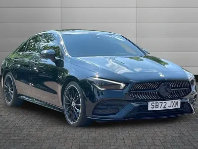 Used Mercedes CLA180 AMG line 134 HP (98 kW) 2023 Black Coupe