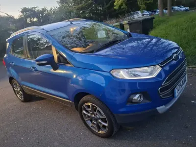 Used Ford Ecosport Titanium 2015 Blue SUV