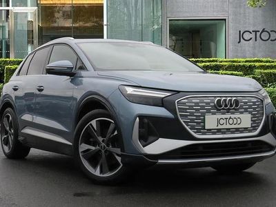 Blue Used 2022 Audi Q4 e-tron S-Line SUV | £22,190 (Good price)