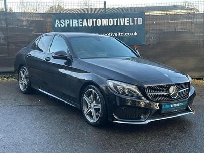 Black Used 2017 Mercedes C220 AMG line Sedan | £12,495 (Fair price)