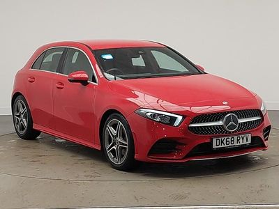 Used Mercedes A200 AMG line 163 HP (119 kW) 2018 Red Hatchback