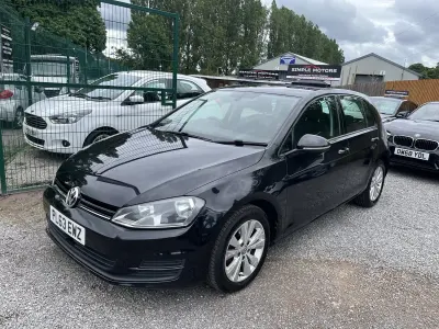Used VW Golf VII SE 122 HP (89 kW) 2013 Black Hatchback