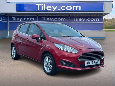 Used Ford Fiesta Zetec 2017 Red Hatchback
