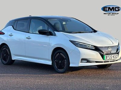 White Used 2022 Nissan Leaf Tekna Hatchback | £13,595 (Fair price)