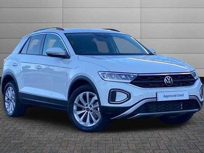 Pure white Used 2025 VW T-Roc Match SUV | £24,850 (Fair price)