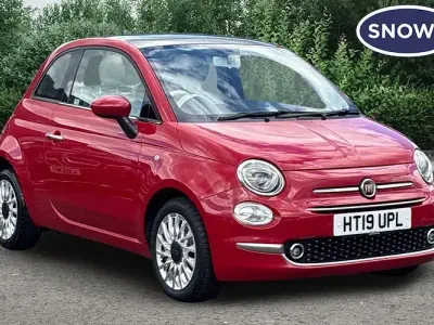 Used Fiat 500 Lounge 69 HP (50 kW) 2019 Red Hatchback