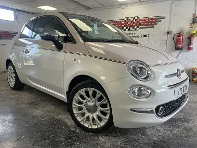 Used Fiat 500C 85 HP (62 kW) 2017 White Cabriolet