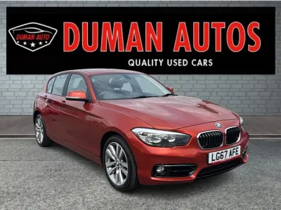 Used BMW 118 Sport Line 136 HP (100 kW) 2017 Orange Hatchback