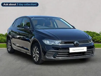 Used VW Polo Life 80 HP (58 kW) 2024 Black Hatchback