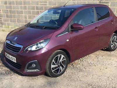 Used Peugeot 108 Allure 82 HP (60 kW) 2016 Mauve/purple Hatchback