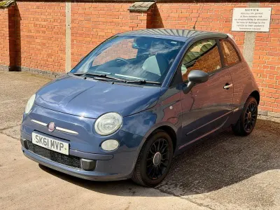 Used Fiat 500 S 85 HP (62 kW) 2011 Blue Hatchback