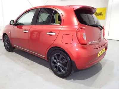 Used Nissan Micra N-TEC 80 HP (58 kW) 2016 Red Hatchback