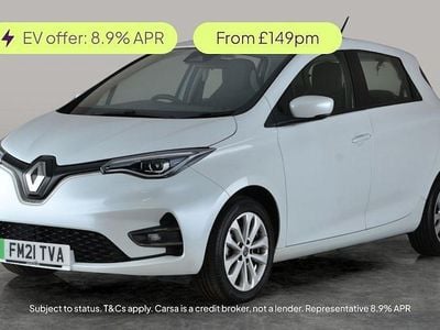 White Used 2021 Renault Zoe Iconic Hatchback | £8,620 (Good price)