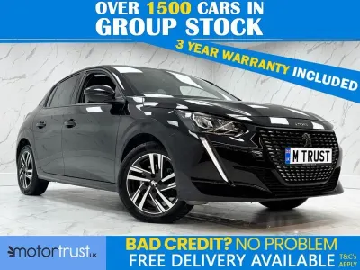 Used Peugeot 208 Allure Premium 75 HP (55 kW) 2022 Black Hatchback