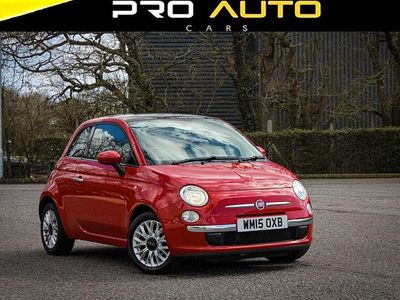 Used Fiat 500 Lounge 69 HP (50 kW) 2015 Red Hatchback