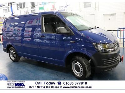 Used VW T6 Startline 102 HP (75 kW) 2017 Blue Van