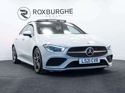 Used Mercedes CLA180 AMG Line Premium Plus 136 HP (100 kW) 2021 White Sedan