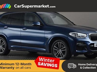 Blue Used 2021 BMW X3 M Sport SUV | £25,676 (Good price)