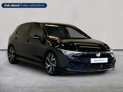 Used VW Golf VIII R-line 150 HP (110 kW) 2022 Black Hatchback