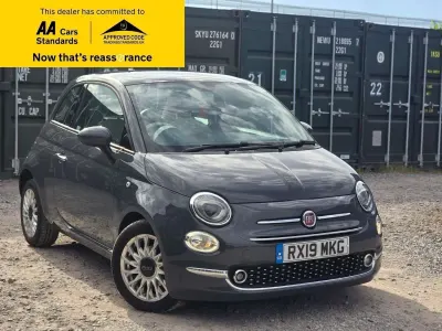 Used Fiat 500 Lounge 69 HP (50 kW) 2019 Grey Hatchback