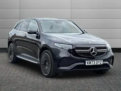 Usado Mercedes EQC400 AMG Line Premium 300 kW (408 CV) 2023 Gris SUV