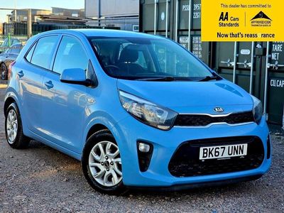 Used Kia Picanto 83 HP (61 kW) 2017 Blue Hatchback