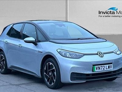 Silver Used 2022 VW ID.3 Pure Hatchback | £14,200 (Good price)