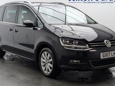 Black Used 2017 VW Sharan SEL MPV | £15,150 (Good price)