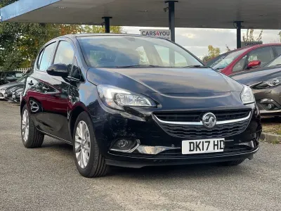 Used Vauxhall Corsa 90 HP (66 kW) 2017 Black Hatchback