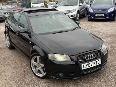 Used Audi A3 S-Line 170 HP (125 kW) 2008 Black Hatchback