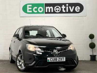 Used MG MG3 106 HP (77 kW) 2018 Black Hatchback