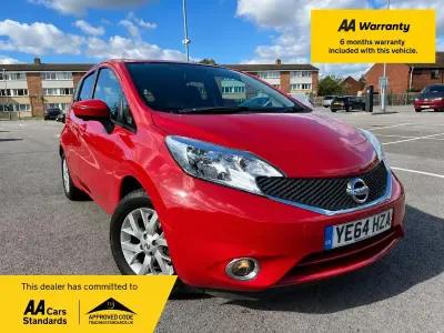 Używany Nissan Note Acenta Premium 80 KM (58 kW) 2014 Czerwony Hatchback